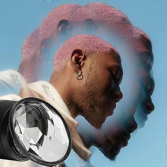 Caleidoscopio Prisma Filtro Slr Fotocamera Obiettivi Accessori Fotografia Fotocamera Primo piano Virtuale Mezzo Luna Filtro Cinque Prismi Filtro 67...