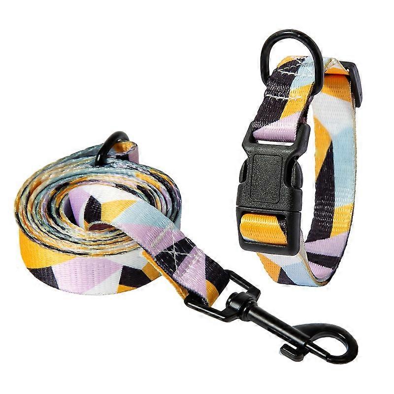 Pet Collar and Leash Set for Small Medium Large Dog Walking Collars Bohemia Style Puppy Cat Collar Pet Supplies Buldog Chihuahua