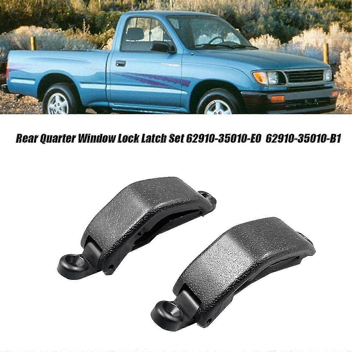 Pair Of Rear Quarter Window Lock Latches For Toyota Tacoma T100 Pickup 1989-2000