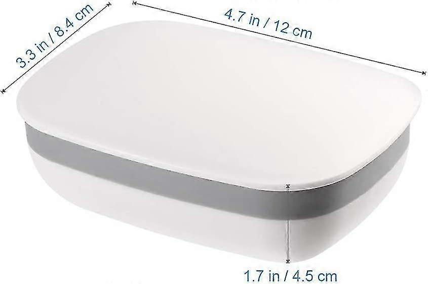 Soap Box, 2 Pieces Soap Dishes Box