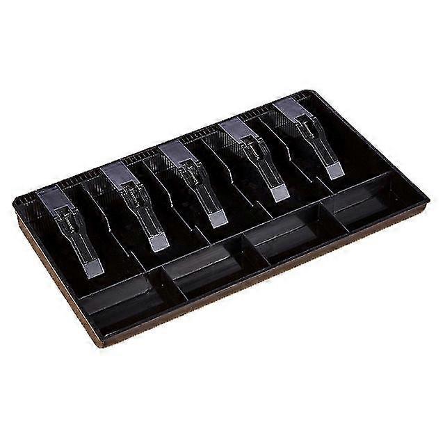 Black Cash Drawer Tray 5 Bills 4 Coins Cashier Neat Box Money Storage