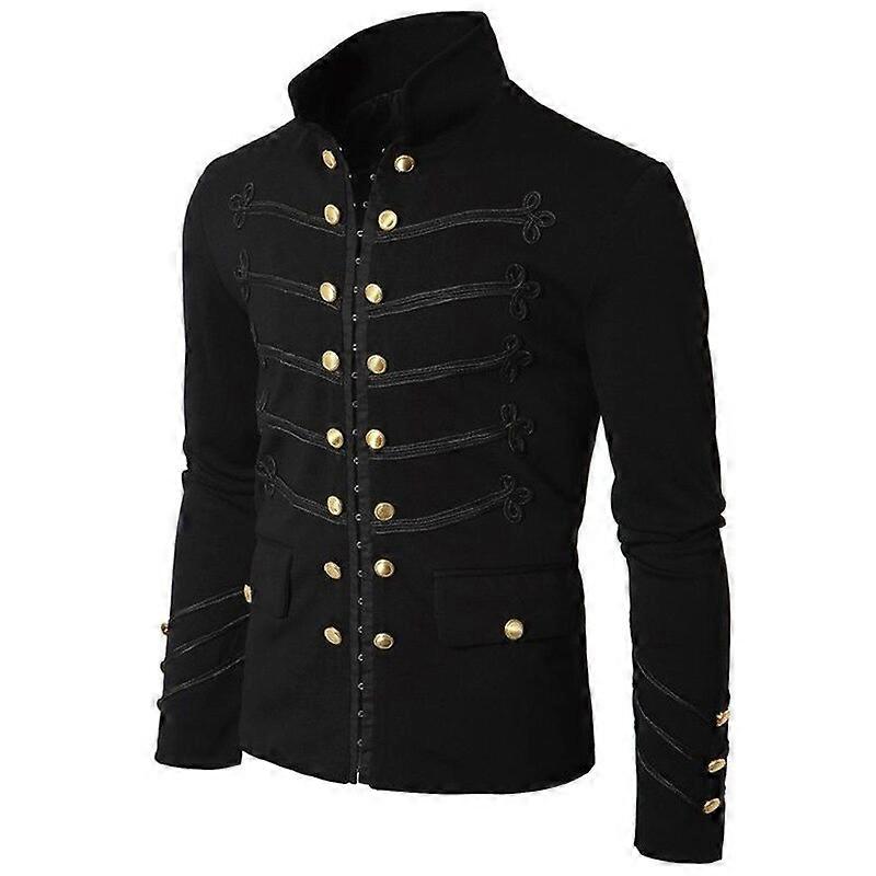 Adult Man Purim Victorian Gothic Style Jacket Zipper Christian