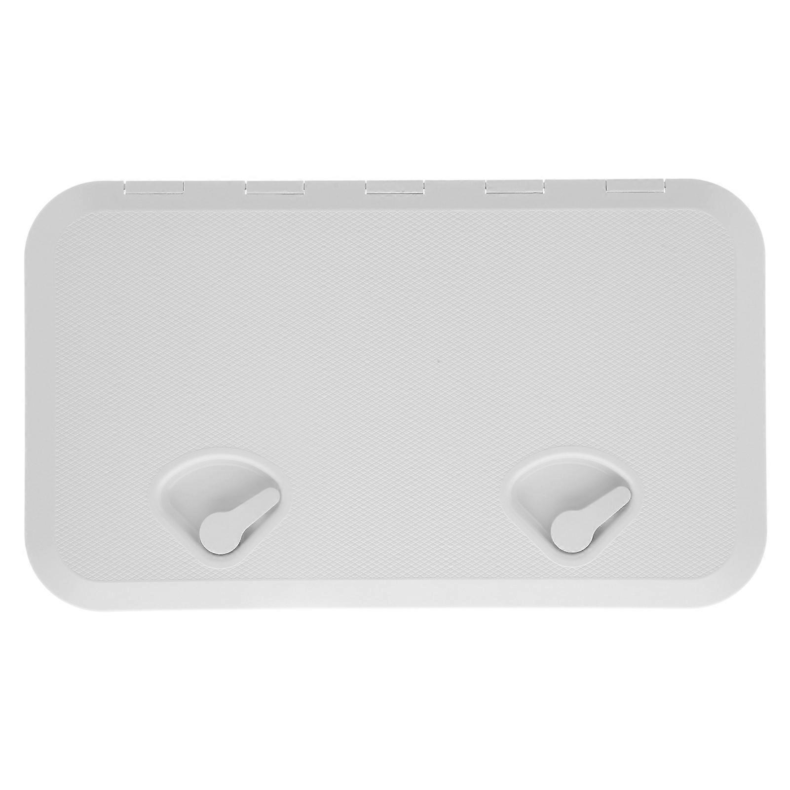 غطاء فحص فتحة الوصول إلى السطح الأبيض مقاوم للأشعة فوق البنفسجية مع قفل للقارب البحري 24x14in