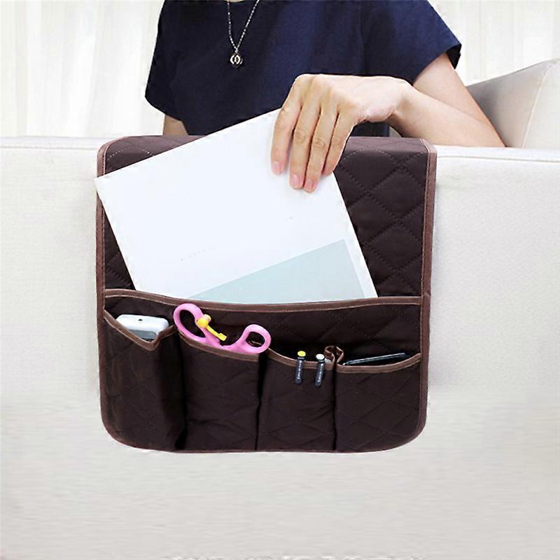 Multi-pockets Sofa Handrail Organizer Bag Couch Armrest Storage Bag Remote Control Holder