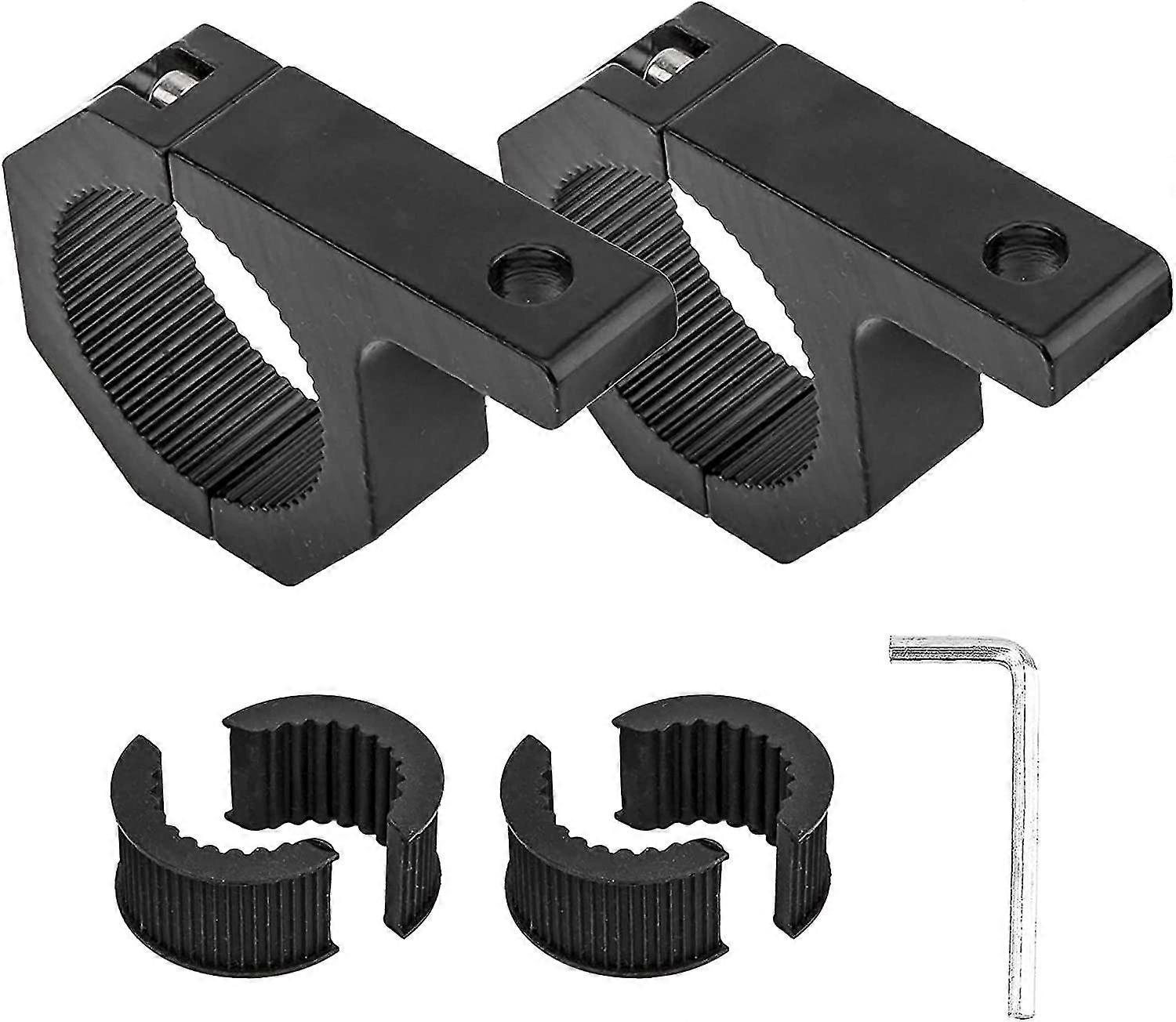 2pcs LED Light Bar Horizontal Bar Clamp Mounting Kit For ATV UTV