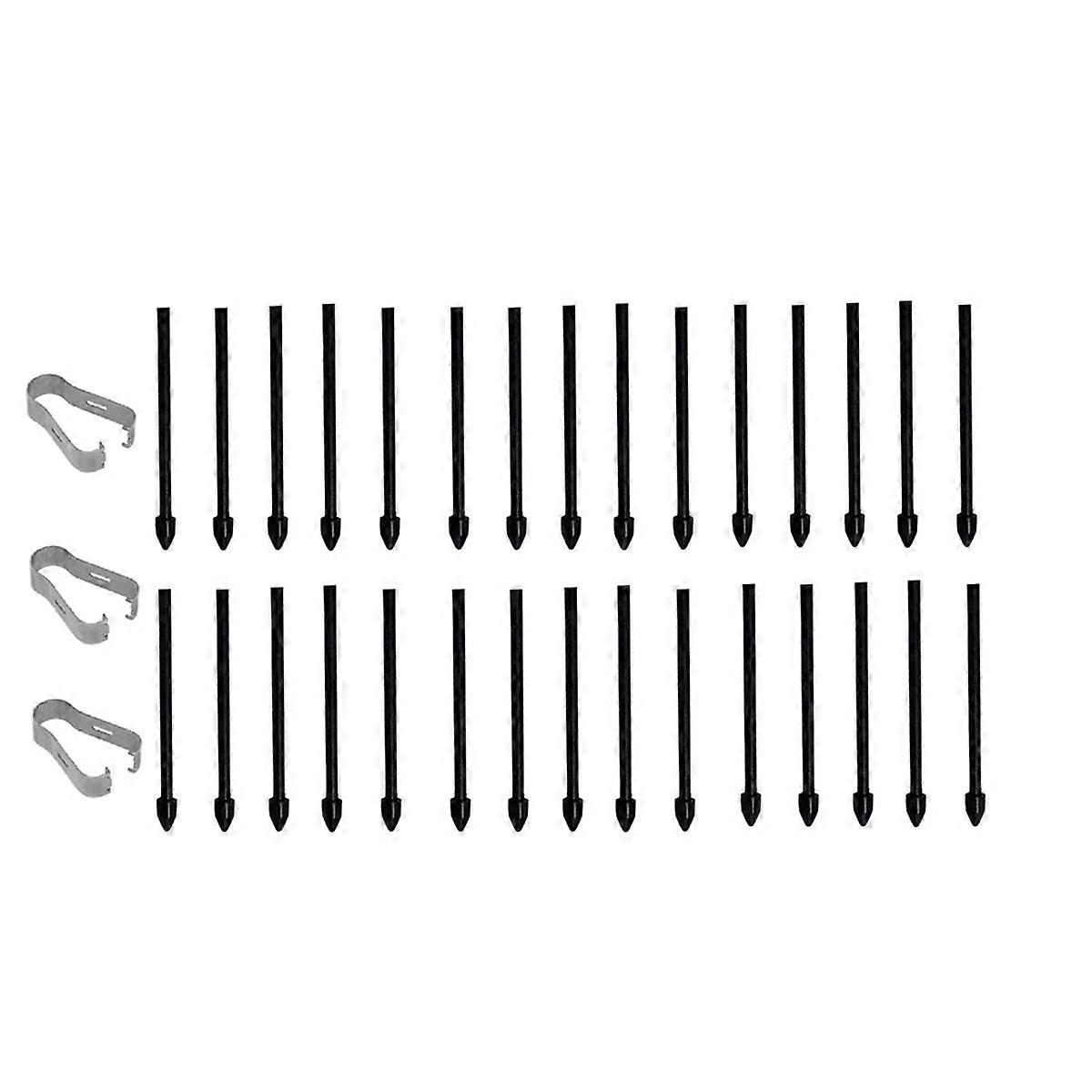 30 Pcs Touch Stylus Pen Nib Soft Pen Tips Replacement for Galaxy Tablet Phone S6 NOTE 10 20U with T