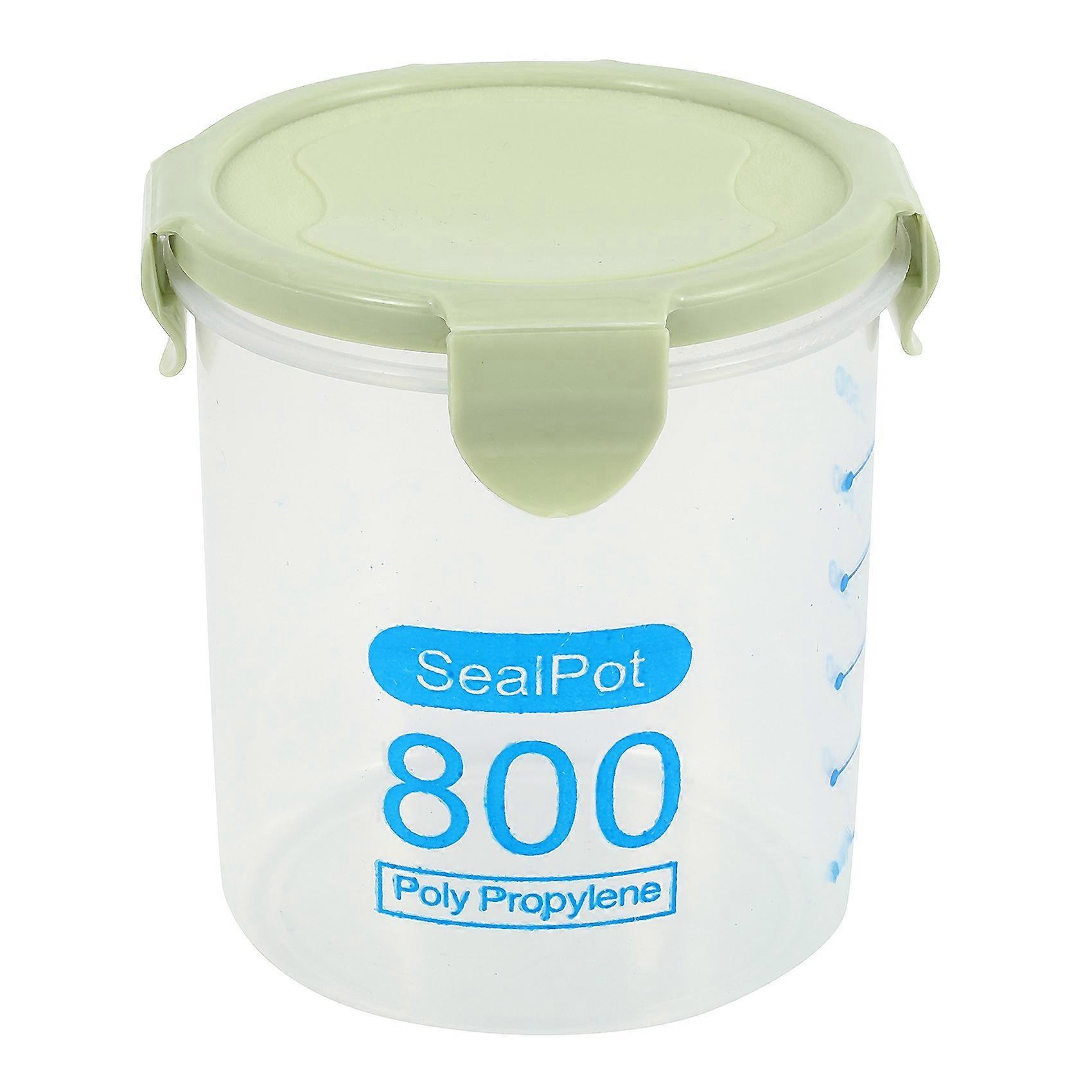 Kitchen Food Container Seal Pot Tea Coffee Candy Storage Tank Plastic Cereals Snacks Box Cookie Can