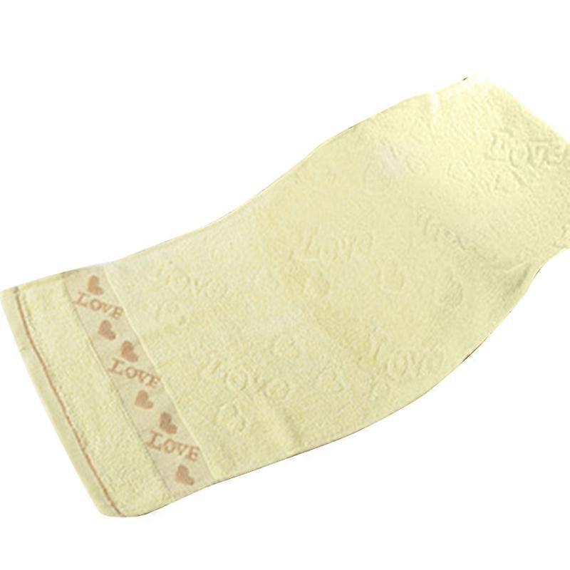 Soft Heart Love Letter Towel Thick Water Absorption Bath Face Hand Washcloth KAESI