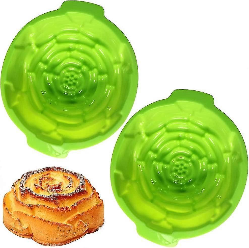 Rose Shape Bread Mold, 2 Pieces Large Rose Cake Mold, Silicone Mold With Roses, Rose Shape