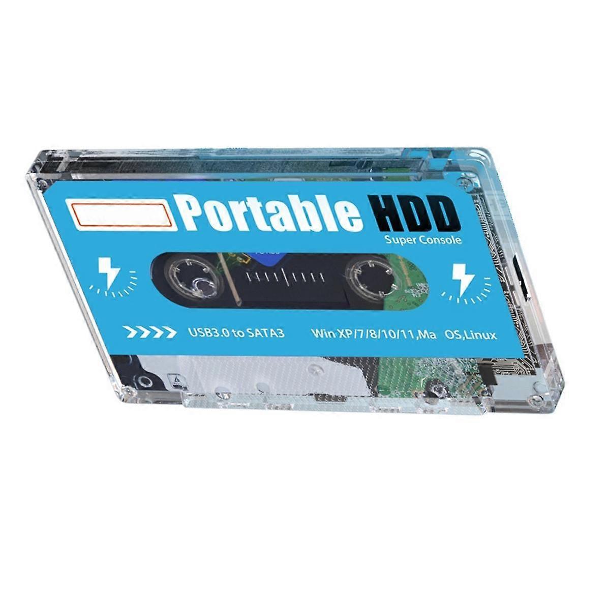 500G HDD Mobile Hard Disk Built-in 60000+ Games 70+ Emulators 38 GAME SYSTEM for Win7/8/10/11