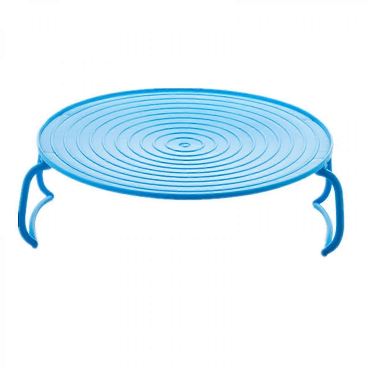 Multi Functional Microwave Oven Rack Steaming Rack blue