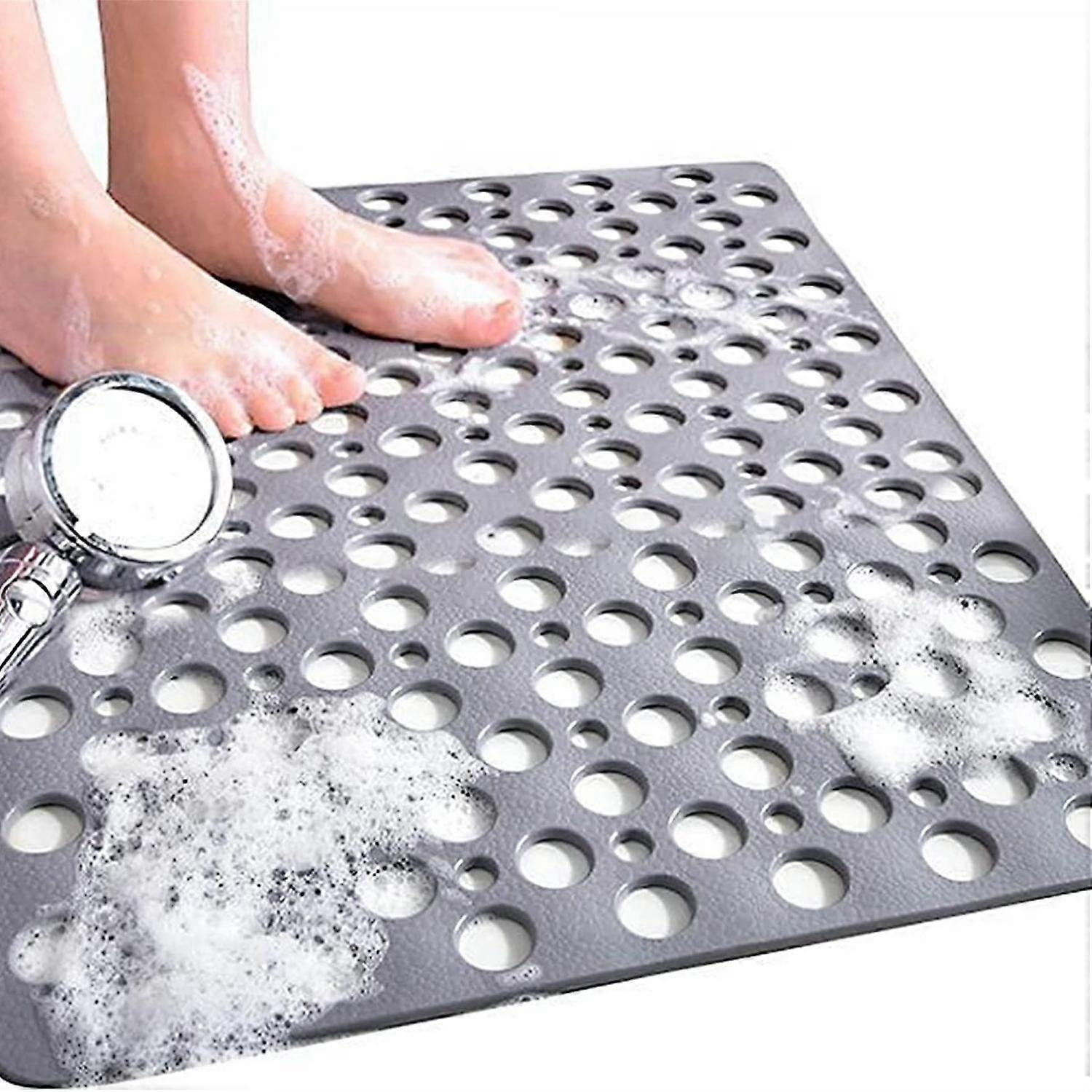 Anti-slip mat square shower mat, 53 x 53 cm