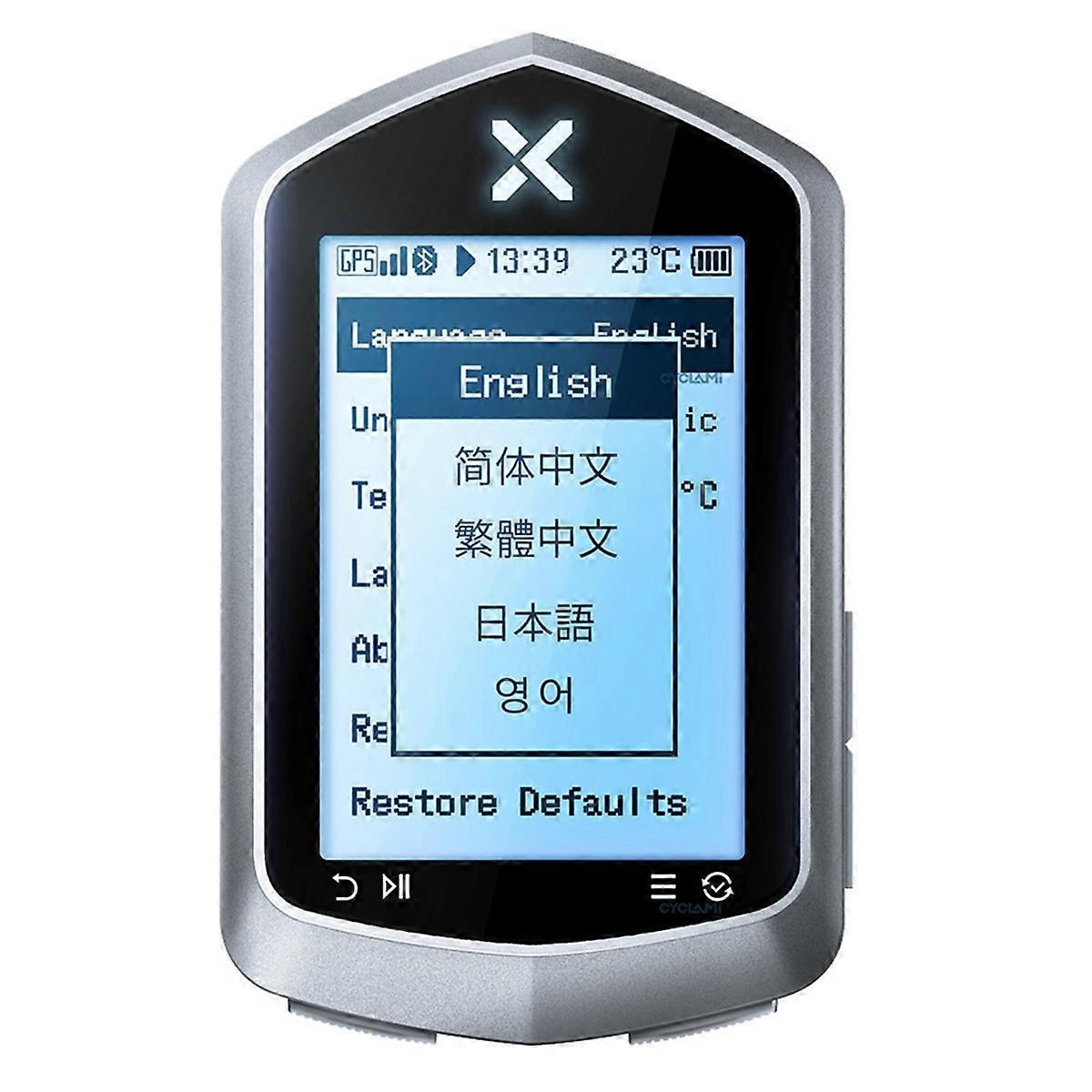 NAV Plus NAV+ Bike Computer GPS Bicycle Riding Cycling Map Route Navigation Road Wireless Speedome