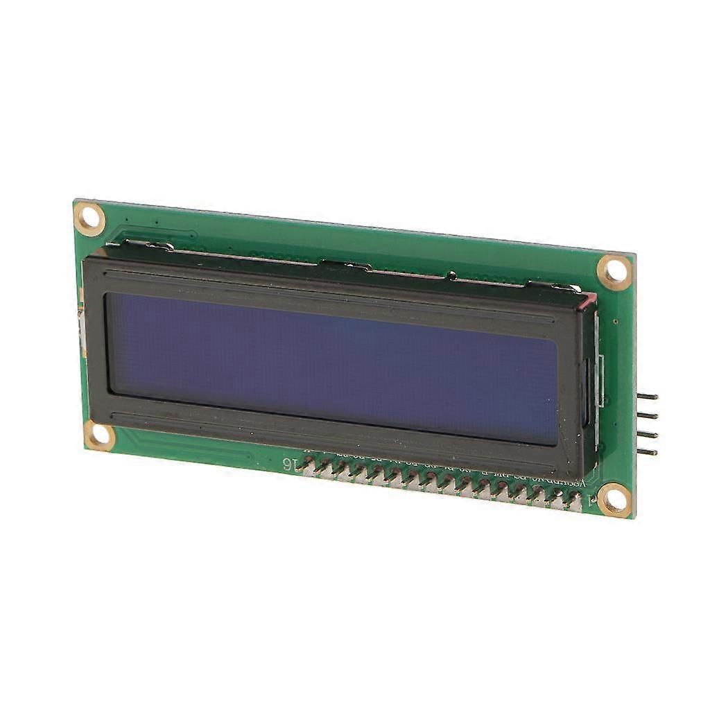 IIC I2C Serial 1602 16x2 Tecken LCD-modul Display Blå för