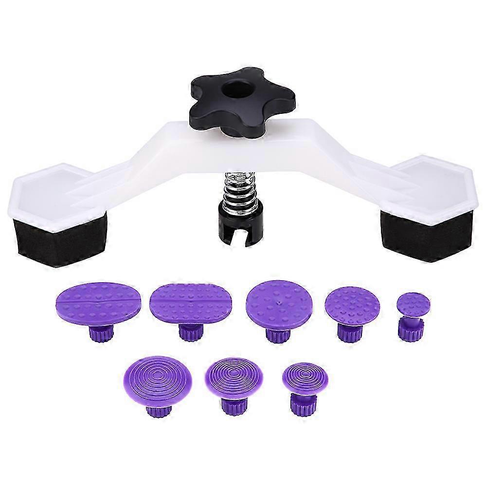 9pcs Car Paintless Dent Repair Flattening Removal Tool Knockdown Remover Hammer