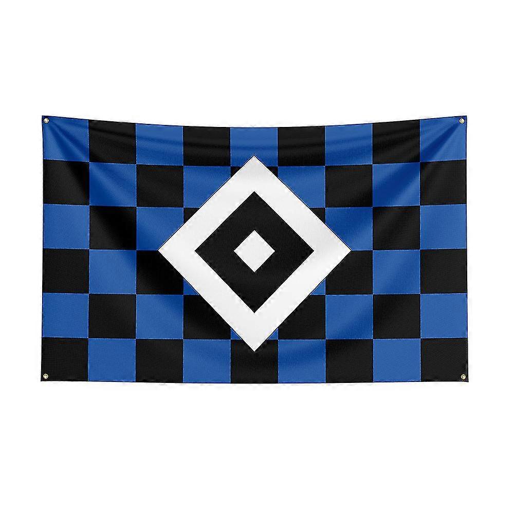 3x5 Hamburger Sv Flag polyesteripainettu kilpa-urheilubanneri koristeluun