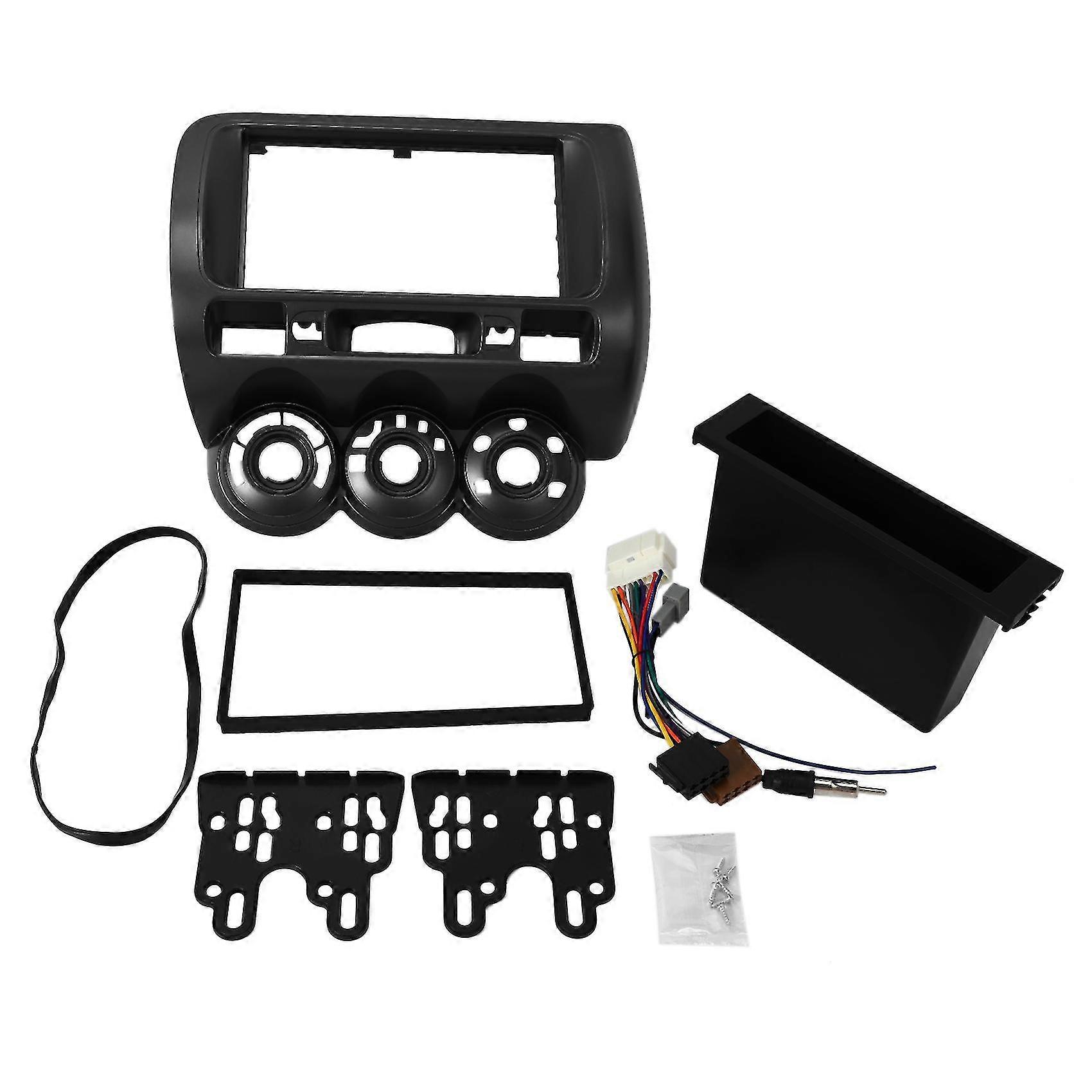 ホンダジャズシティワンディンDVDステレオCDパネルマウントインストールトリムキットフレームベゼル用ラジオ鼻隠し