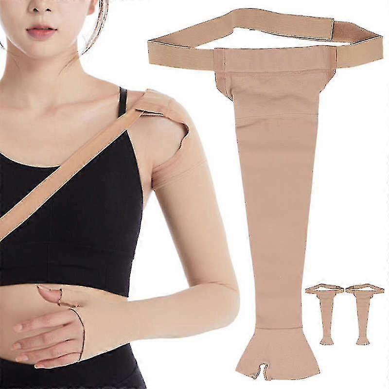 23-32 Mmhg Lymphedema Compression Arm Sleeve Polyurethane Postmastectomy Support For Anti Swelling Band