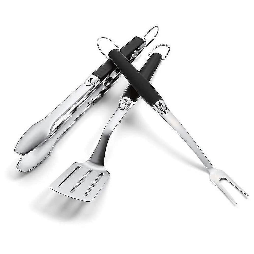 Grill Tongs 6630 3pc Ss Tool Set Camping Grill