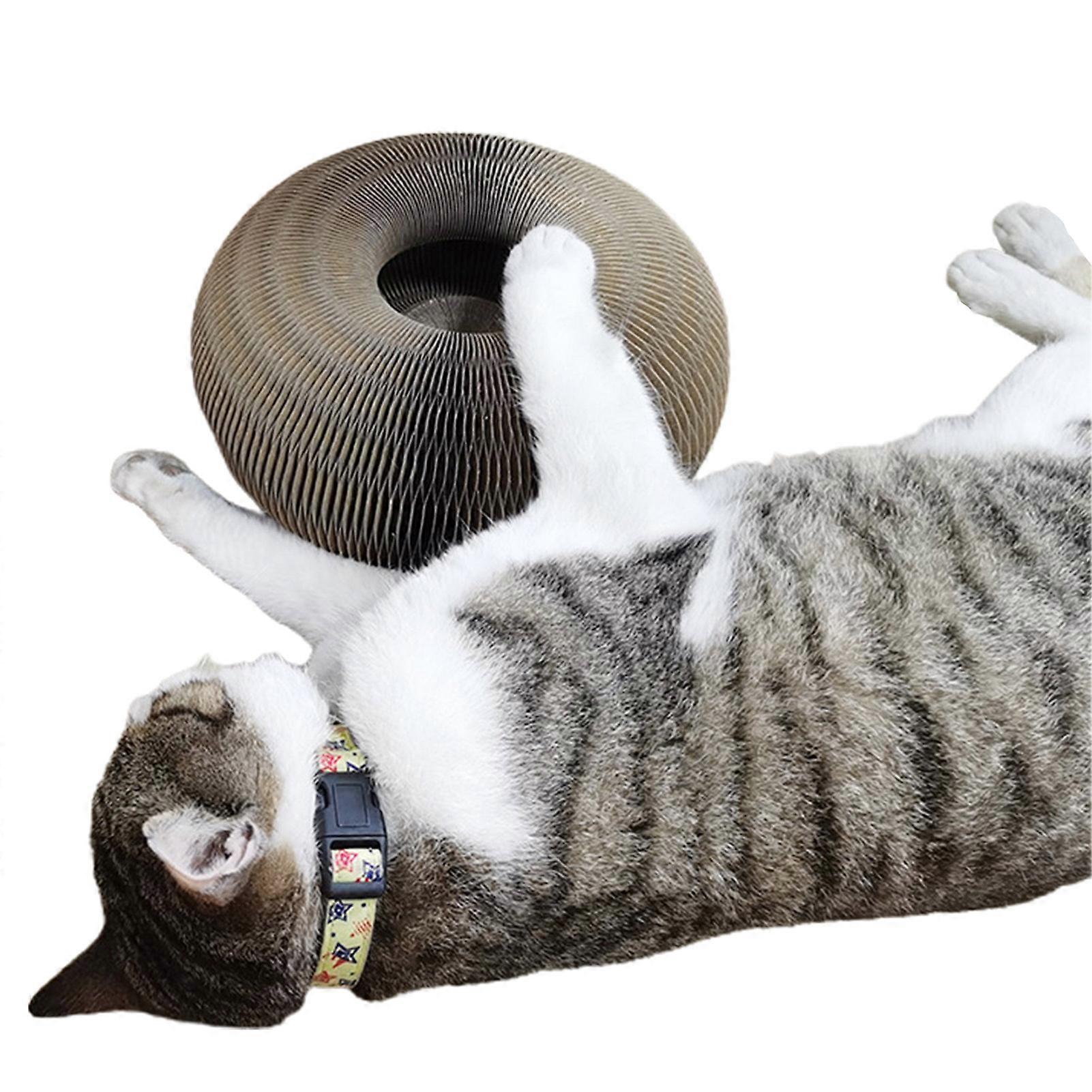 Magic Organ Cat Scratchers Cat Scratching Board mit ungiftigem Kleber Faltbarer bequemer recycelbarer langlebiger Katzenkratzbaum für