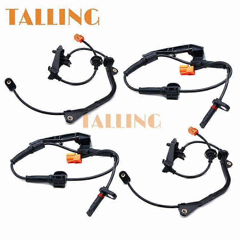 4PCS Front/Rear Left/Right ABS Wheel Speed Sensor For Honda Odyssey 57450-SFJ-J02 57455-SFJ-J02 57470-SFJ-J02 57475-SFJ-J02