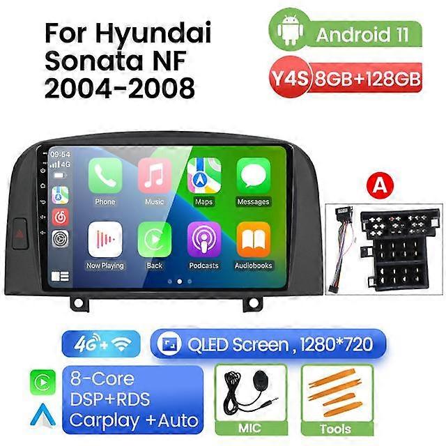 Android For Hyundai SONATA NF 2004 2005 2006 2007 2008 Carplay Car Radio Multimedia Player GPS Navigation BT DSP DVD all in one