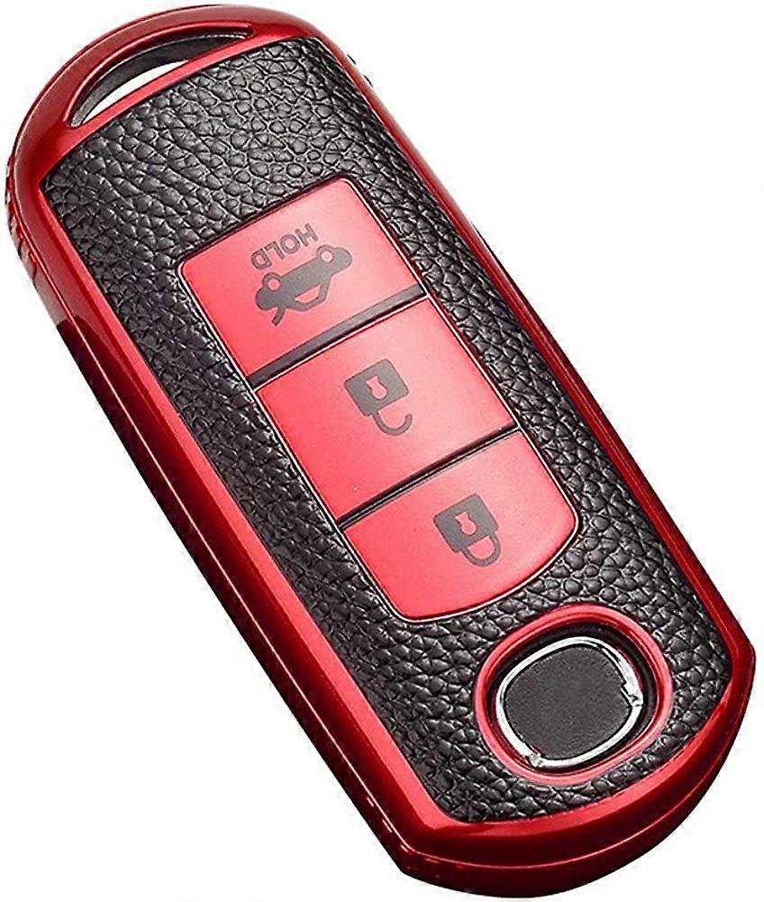 TPU Leather Car Remote Key Cover Case Fob Shell For Mazda 2 3 6 Axela Atenza CX-3 CX-4 CX5 CX-5 CX-7 CX-9 Keychain Keyless