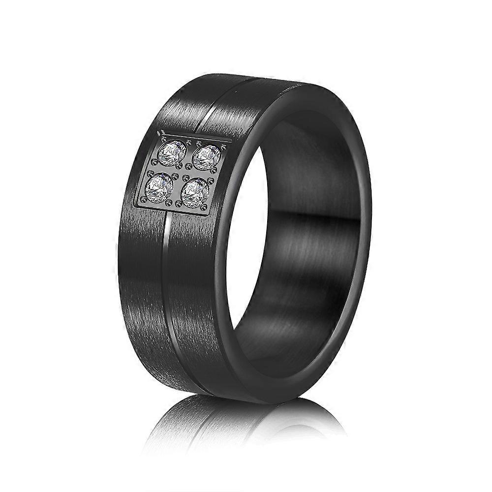new products are fashionable, simple and fashionable. Men's glittering beads and titanium steel rings