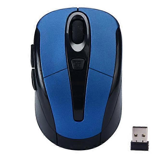 2.4GOffice Portable Mice Wireless Optical Mouse For Computer PC Laptop 6A30-Blue