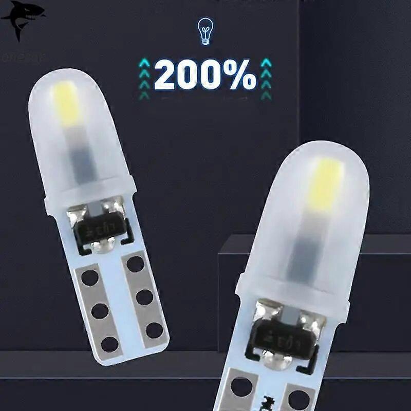 5pcs T5 Led Car Interior Light Indicator Dashboard Gauge Instrument Wedge Lamp Auto Signal Light