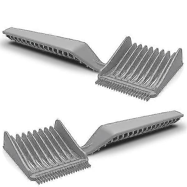 フェードコーム、カラーフェードコーム、プロフェッショナル理髪師コーム、家庭用、サロン用、または業務用(2個入り)ゼカイ