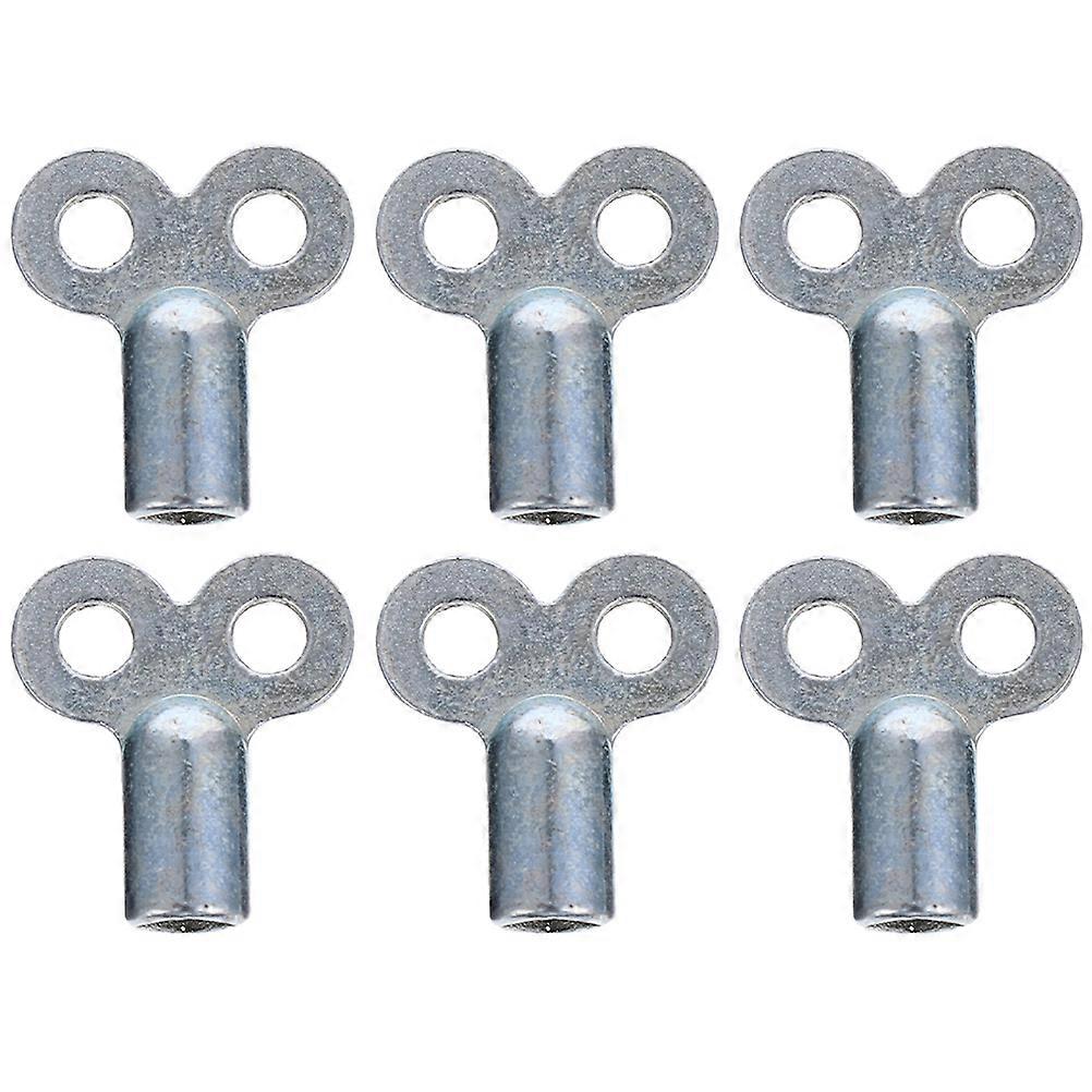 6pcs Radiator Keys Gas Keys Radiator Tail Keys Radiator Air Vent Keys for Bleeding