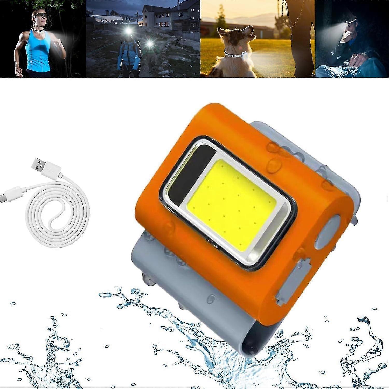 Portable Led Rechargeable Light,Magnetic Cob Work Light With 6 Light Modes,100% New