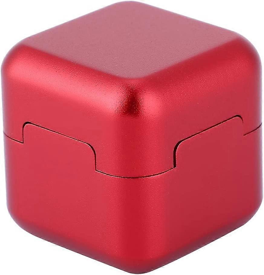 Chalk Holder Magnetic Billiards Powder Box Pool Chalk Bag (Red)