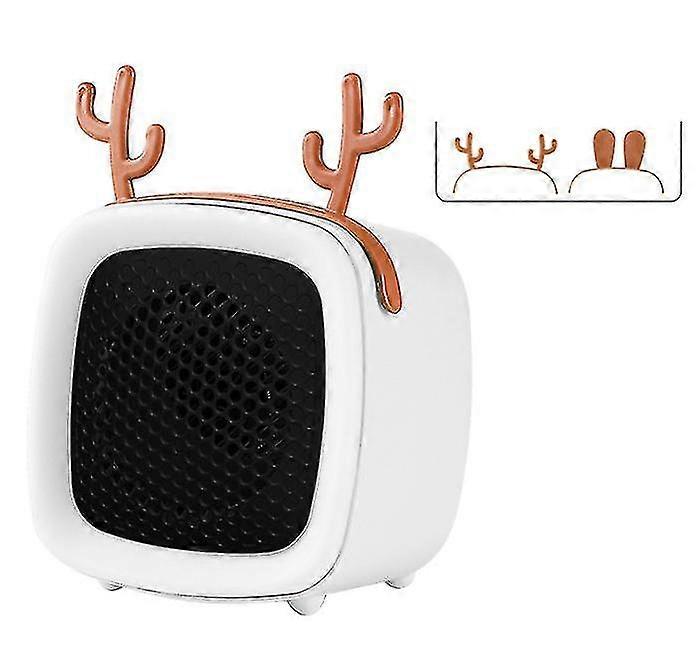 Home Heater, Small Table Heater, Silent Home Heater 1 Piece (white)