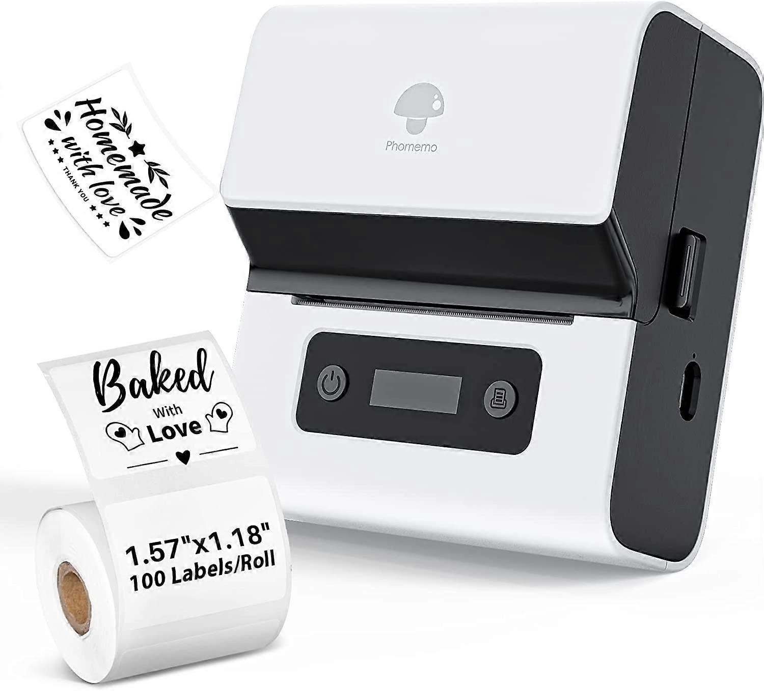 M221 Thermal Wireless Label Printer Sticker Mini Printer Barcode Bluetooth Label Maker Price Tag Printers Free APP