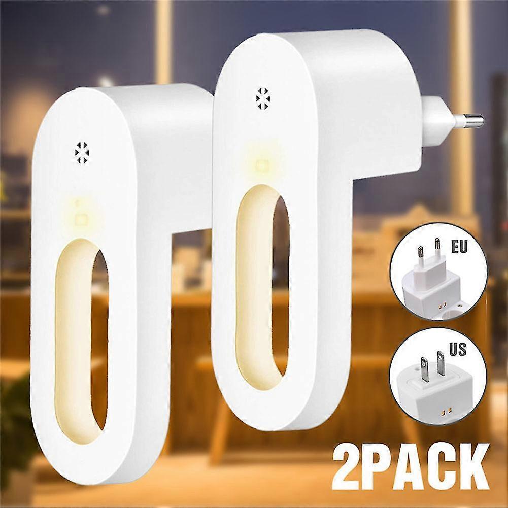 Dusk To Dawn Automatic Led Night Lights Wall Plug In Light Us Plug