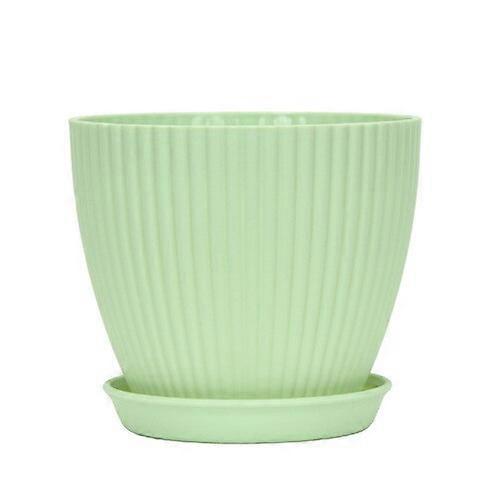 white Color Macaron Planter Succulent Plant Flower Pot Resin Container With Drain Hole Flowerpot Figure Garden Decor Tabletop Ornament