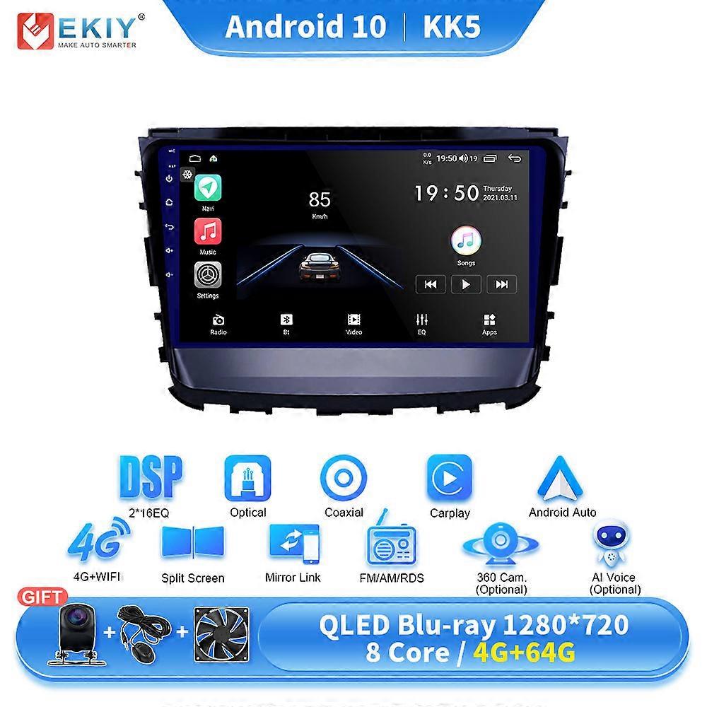 Autoradio 8G 128G 2 Din Android 10 Per SsangYong Rexton 2019 Lettore Video Multimediale Stereo Carplay Navigazione Automatica GPS