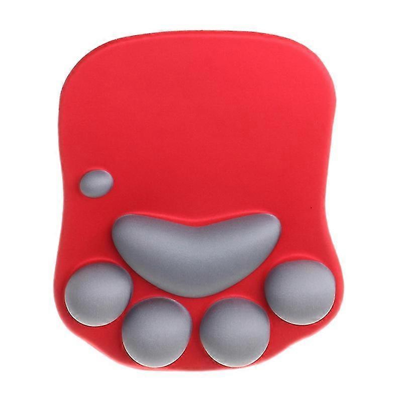 3d Cute Mouse Pad Anime Soft Silicone Cat Paw Mouse Pad Wrist Rest Support Memory Foam Gaming Mousepad Mat Cushion