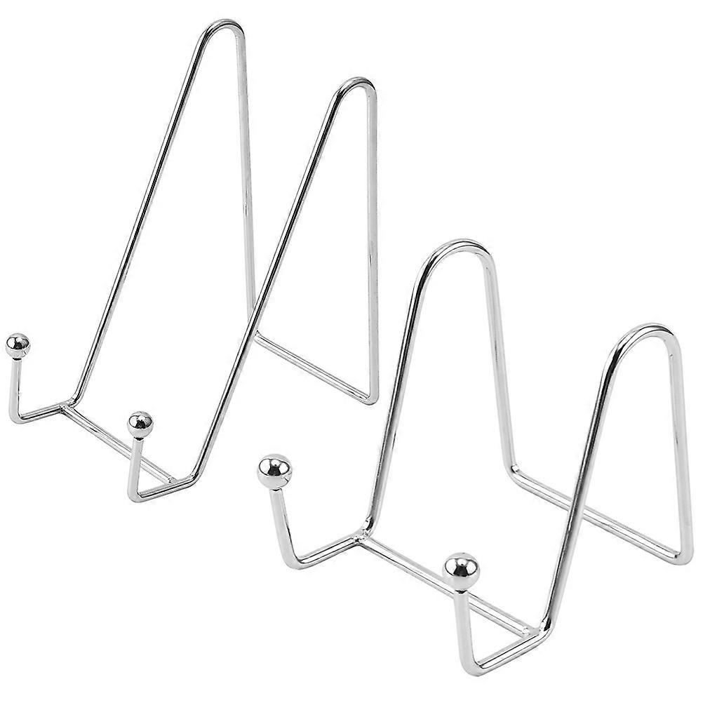 2pcs Multi-purpose Iron Holder Photo Phone Display Stand Tabletop Picture Stand