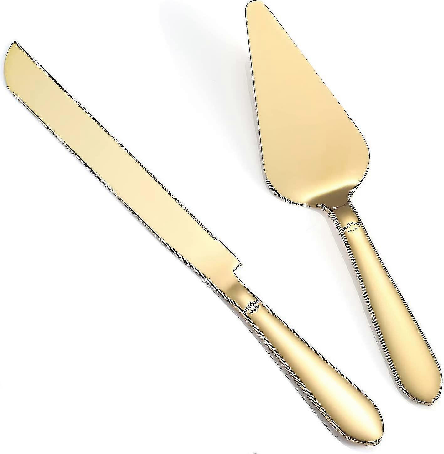 Ensemble de découpe de gâteau de mariage, élégant couteau à gâteau et ensemble de serveur, Stai épaissi