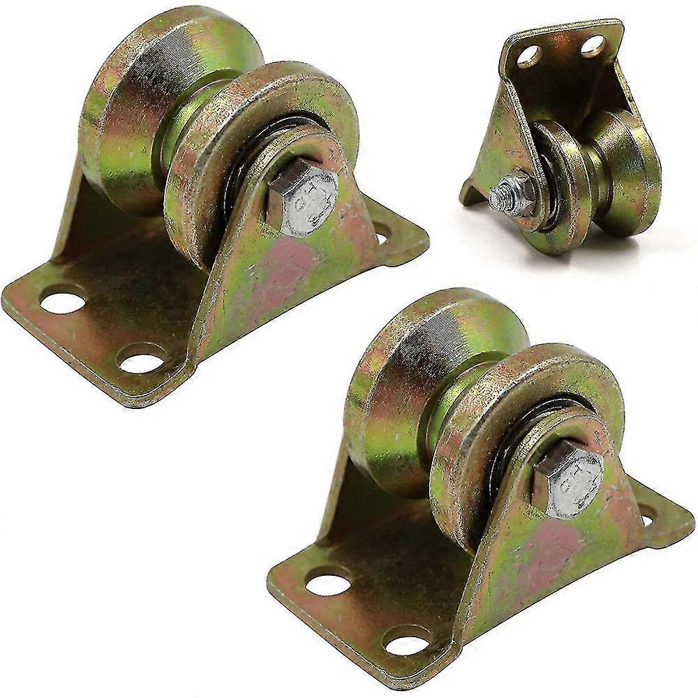 Macara de ridicare Scripeți de ridicare 3 buc oțel gros cu zgomot redus Acoperire de culoare inoxidabilă pentru frânghii T [F