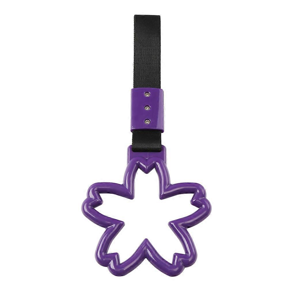 Sakura-Shaped Warning Ring Bus Handle Hand Strap Drift Charm for Safety