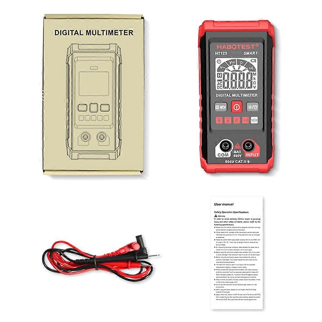 Digital Multimeter NCV-Intelligent Multimetro Tester AC DC Voltage Ohm-Meter