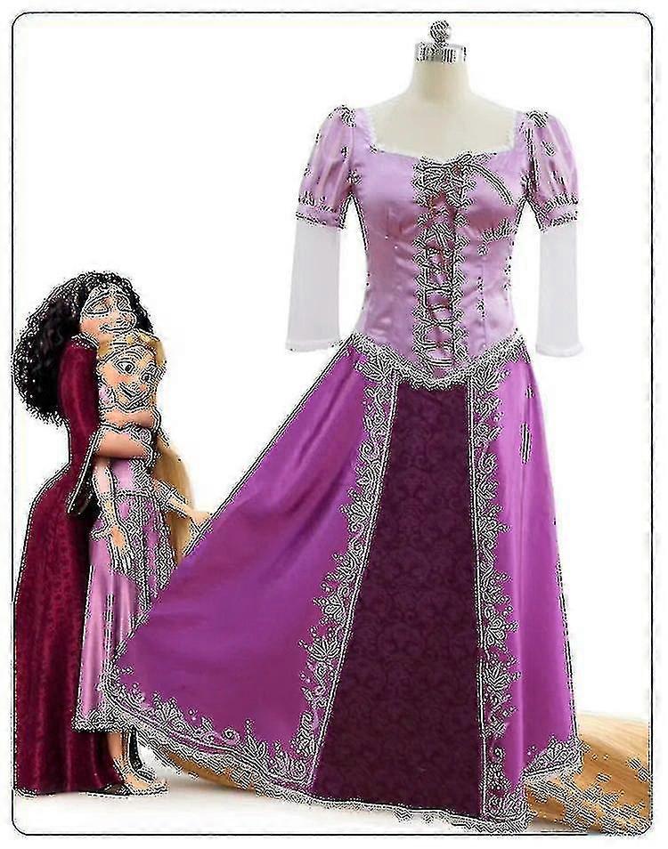 chinese dress ladies Princess Rapunzel Dress Tangled Rapunzel Costume for Girls Adults   Cosplayrr