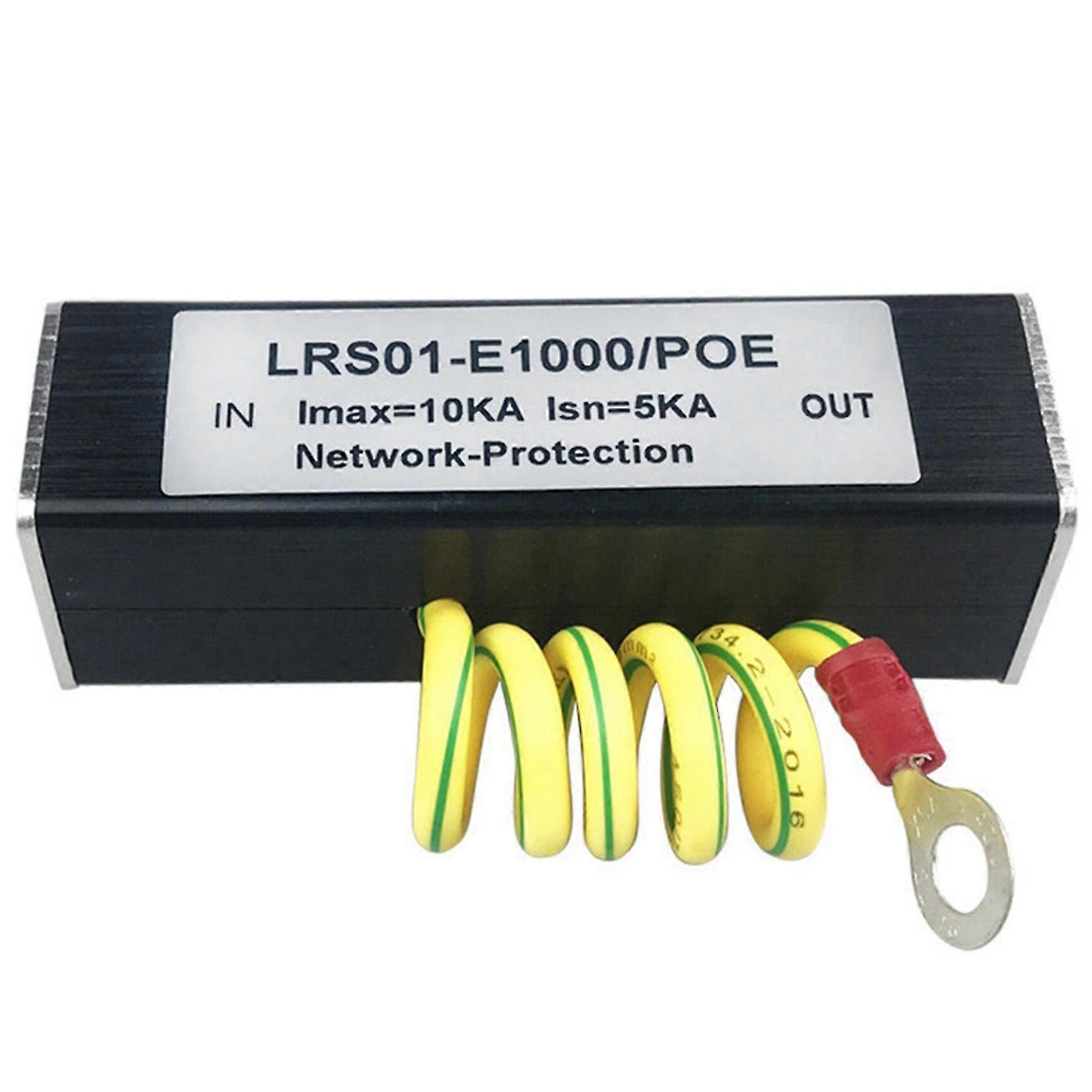 100/1000M POE IP Camera Network RJ45 & POE Surge Protector Protection Device Arrester SPD 1000M