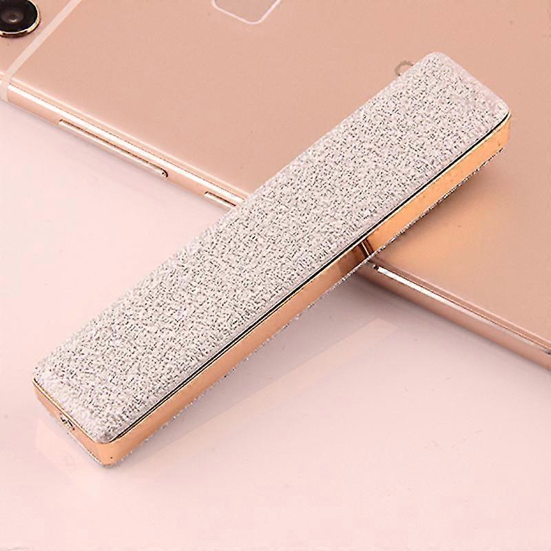 Electric Lighter Usb Rechargeable Flameless Windproof Slim Design With Usb Cable-MXBC