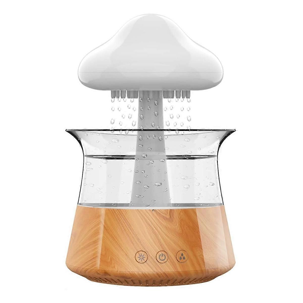 Cloud Rain Humidifiers for Bedroom & Home Office - Essential Oil Diffuser with 7 Colors LED Lights Nano Mist Diffuser