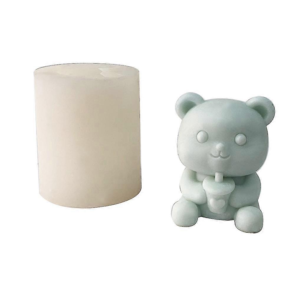Wing Bear Silicone Candle Mold Faceless Bear Aromatherapy-soap Plaster-molds